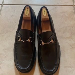 Men’s Gucci horsebit leather loafer